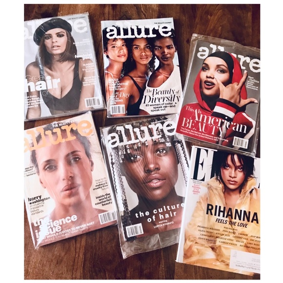 Allure Other - NEW/Unopened/Unread Issues Allure/Elle Magazines